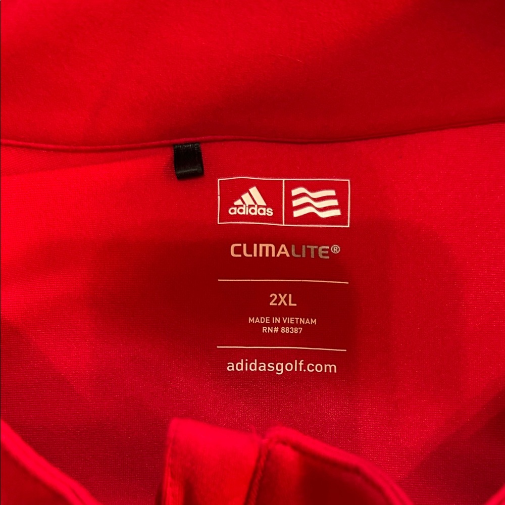 Adidas Climalite Red Performance Jacket - image 3